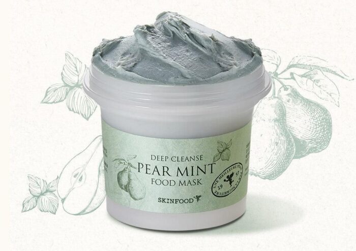 SKINFOOD Pear Mint Food Mask 120g - EmpressKorea