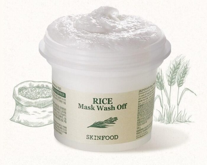 SKINFOOD Rice Mask Wash Off 100g - EmpressKorea