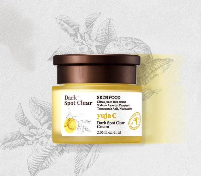 SKINFOOD Yuja C Dark Spot Clear Cream 61ml - EmpressKorea