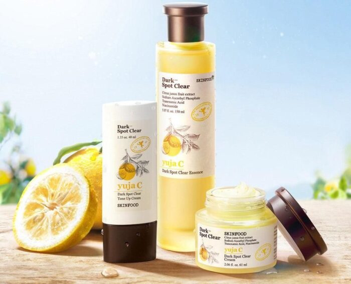 SKINFOOD Yuja C Dark Spot Clear Essence 150ml - EmpressKorea