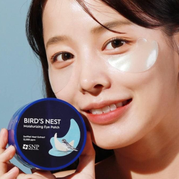 SNP Bird's Nest Moisturizing Eye Patch 60EA - EmpressKorea