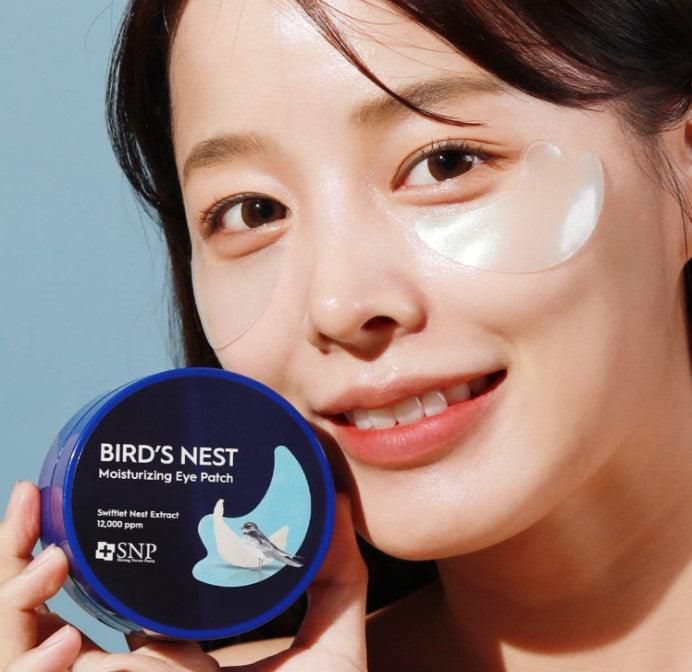 SNP Bird's Nest Moisturizing Eye Patch 60EA - EmpressKorea