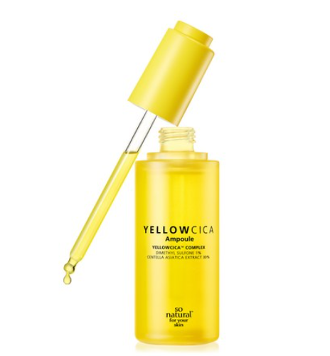SO.NATURAL Yellow Cica Ampoule 50ml - EmpressKorea