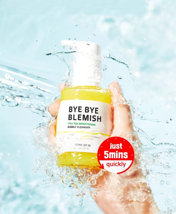 SOME BY MI Bye Bye Blemish Vita Tox Brightening Bubble Cleanser 120g - EmpressKorea