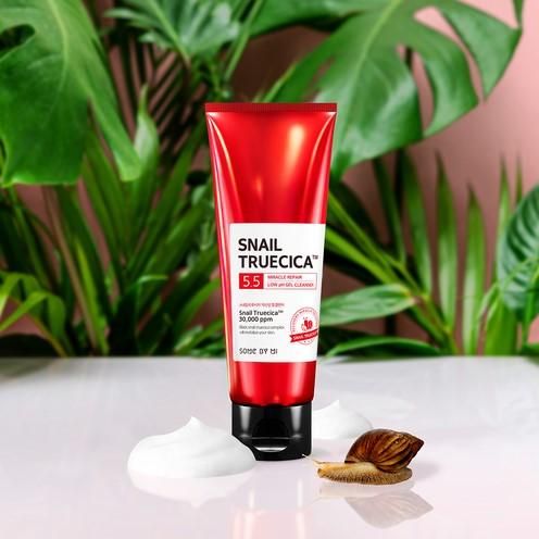 SOME BY MI Snail Truecica Miracle Repair Low pH Gel Cleanser 100ml - EmpressKorea