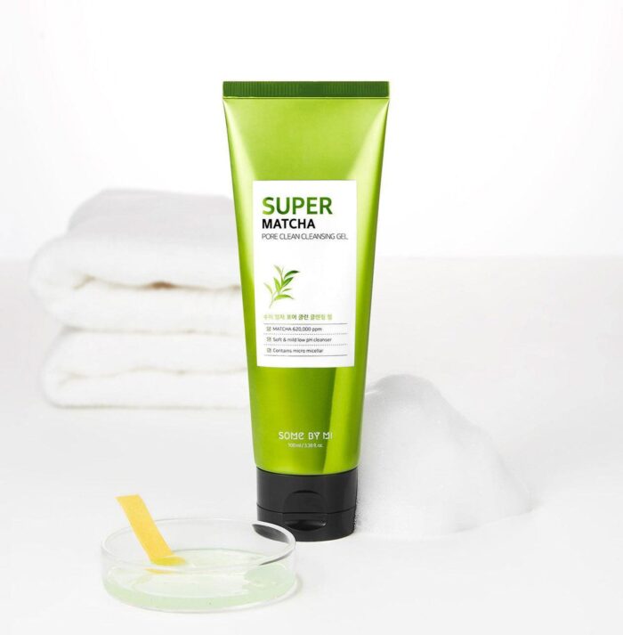 SOME BY MI Super Matcha Pore Clean Cleansing Gel 100ml - EmpressKorea