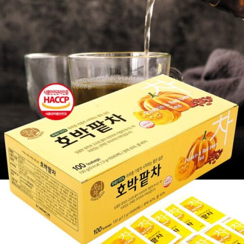 SONGWON Pumpkin Red Bean Tea 1.3g*100 pcs - EmpressKorea
