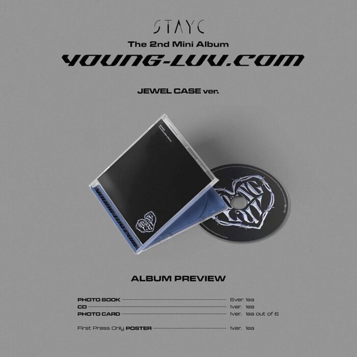 STAYC - 2nd Mini Album: YOUNG-LUV.COM (Jewel Case Ver.) - EmpressKorea
