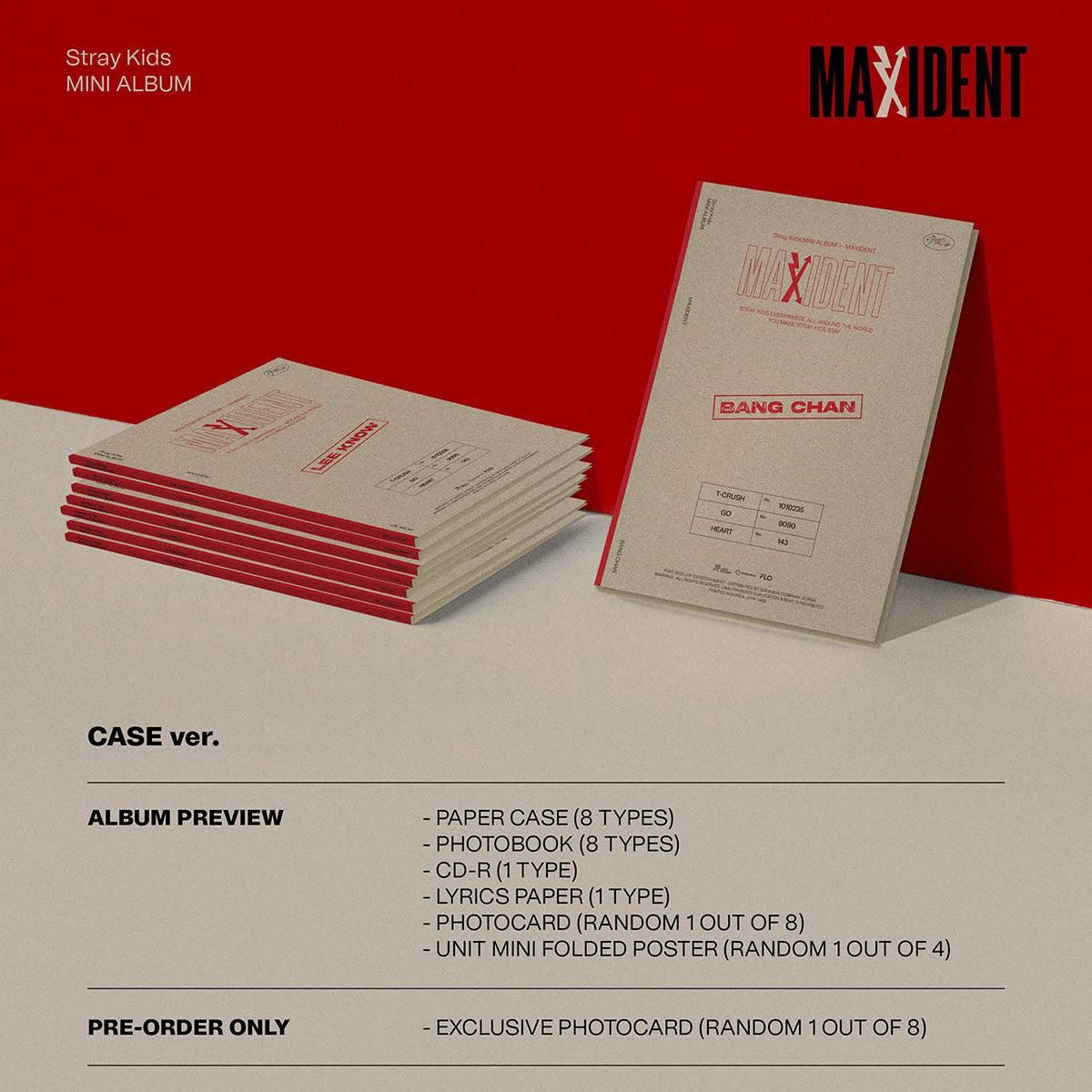 STRAY KIDS - 7th Mini Album: MAXIDENT (Case ver.) - EmpressKorea