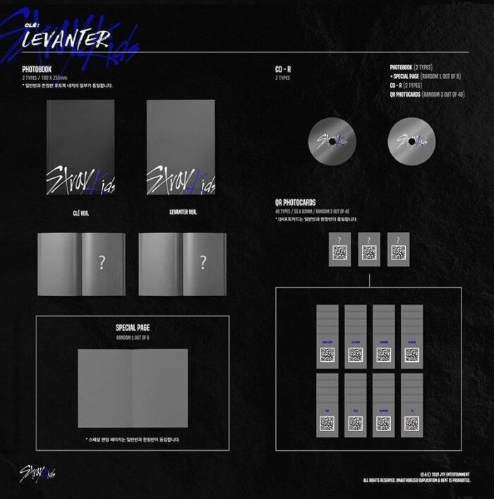 STRAY KIDS - Clé : LEVANTER Normal Ver. - EmpressKorea