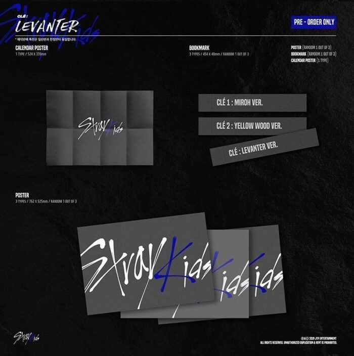 STRAY KIDS - Clé : LEVANTER Normal Ver. - EmpressKorea