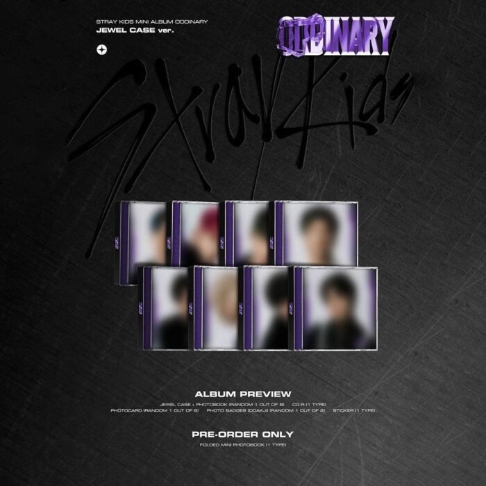 STRAY KIDS - Mini Album: ODDINARY (JEWEL CASE ver.) - EmpressKorea