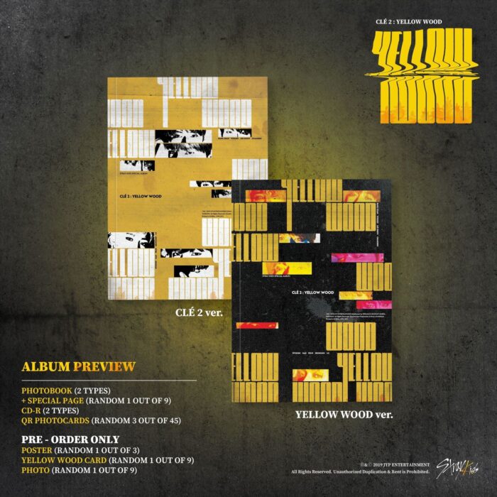 STRAY KIDS - Special Album - Clé 2 : Yellow Wood Normal Ver. - EmpressKorea