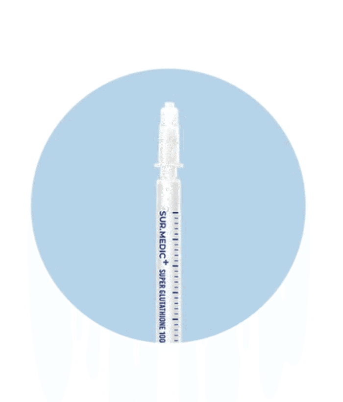 SUR.MEDIC PLUS Super Glutathione 100TM Brightening Ampoule 1ml*10pcs - EmpressKorea
