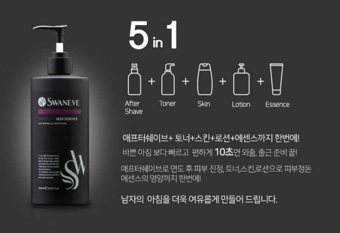 SWANEVE Men's All In One 500ml - EmpressKorea