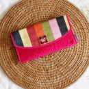 Saekdong Silk Quilted Long Wallet 5colors - EmpressKorea