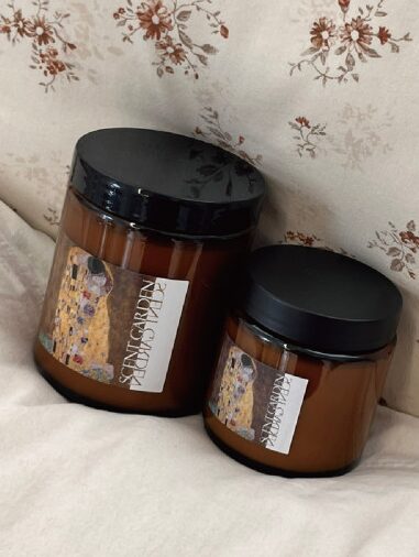 Scent Garden Klimt Famous Painting Container Candle 100g 200g - EmpressKorea