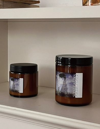 Scent Garden Monet's Famous Painting Container Candle 100g 200g - EmpressKorea
