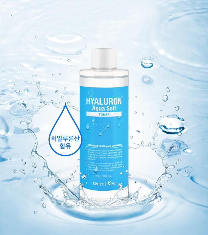 SecretKey Hyaluron Aqua Soft Toner 500ml - EmpressKorea