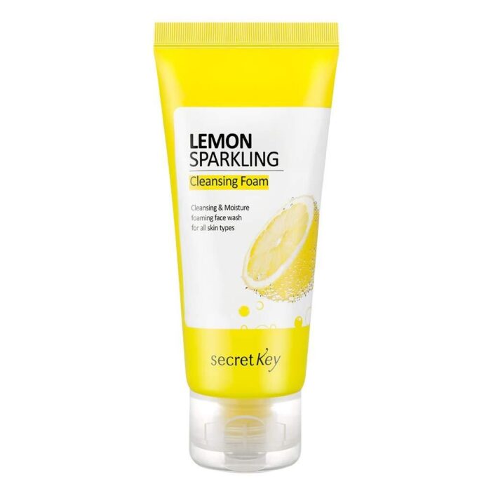 SecretKey Lemon Sparkling Cleansing Foam 200g - EmpressKorea