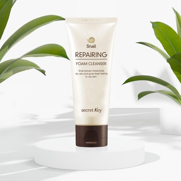 SecretKey Snail Repairing Foam Cleanser 100ml - EmpressKorea