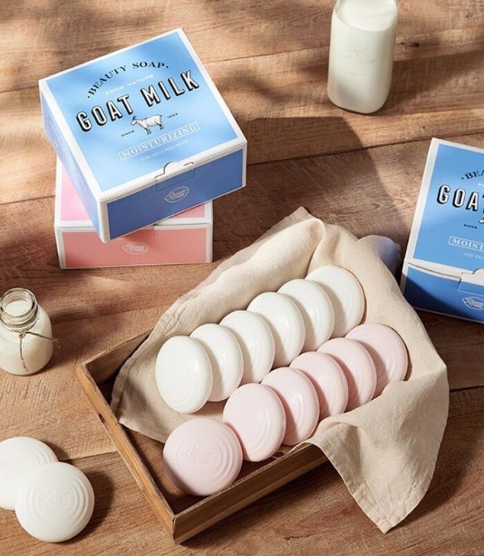 Shower Mate Goat's Milk Soap 12pcs - EmpressKorea