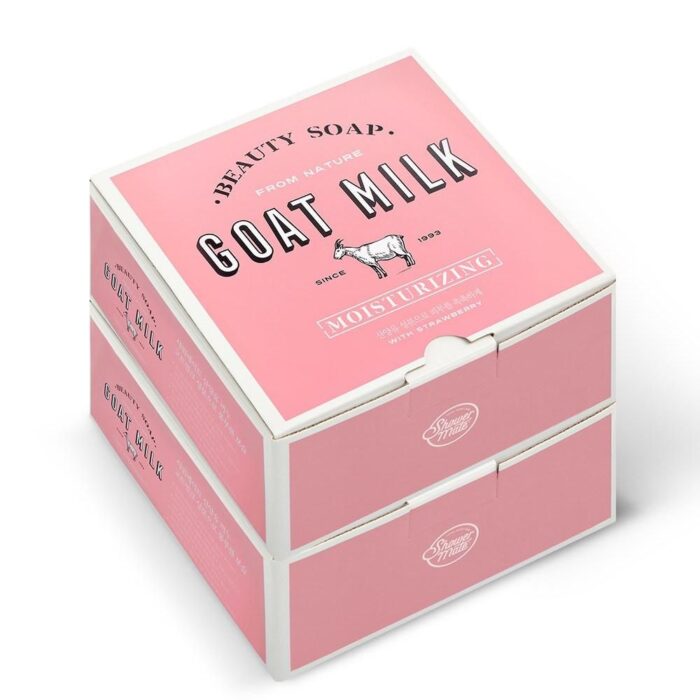 Shower Mate Goat's Milk Soap 12pcs - EmpressKorea