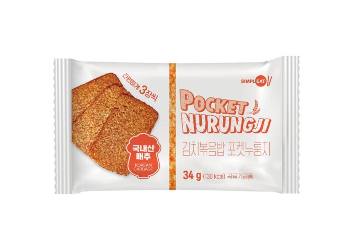 Simpleat Kimchi Fried Rice Pocket Nurungji(crispy rice), 34g, 10 pieces - EmpressKorea