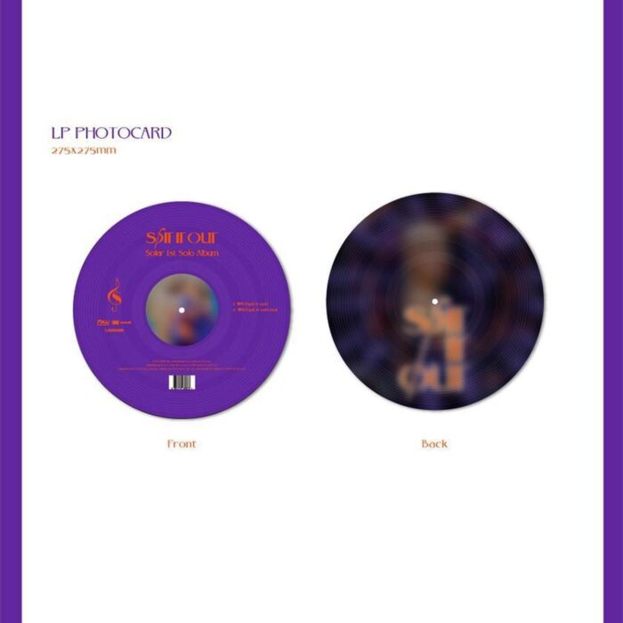 Solar - 1st Single Album: SPIT IT OUT - EmpressKorea