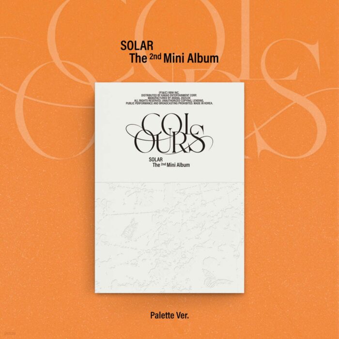 Solar - The 2nd Mini Album : COLOURS [Palette Ver.] - EmpressKorea