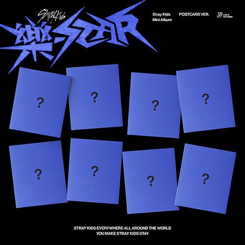 Stray Kids - 樂-STAR [POSTCARD VER.][1 out of 8 types randomly sent] - EmpressKorea
