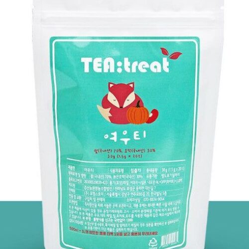 TEA treat Fox Tea Red Bean Pumpkin Tea 1.5g*20 pcs - EmpressKorea