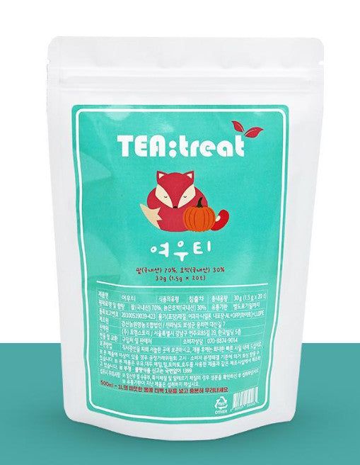 TEA treat Fox Tea Red Bean Pumpkin Tea 1.5g*20 pcs - EmpressKorea