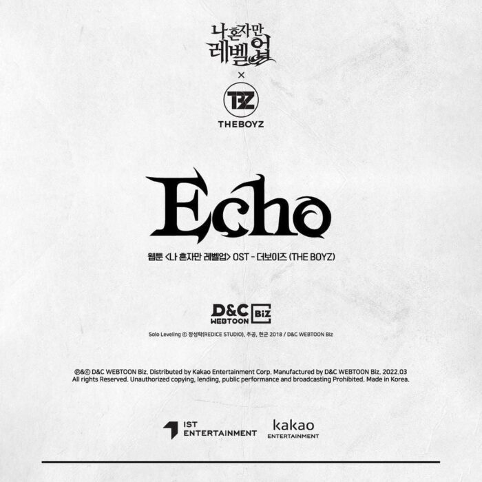 THE BOYZ - Webtoon Solo Leveling OST: Echo - EmpressKorea