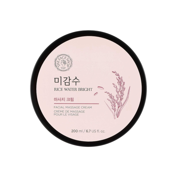 THE FACE SHOP - Rice Water Bright Massage Cream 200ml - EmpressKorea