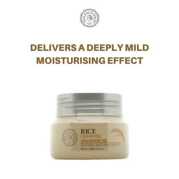 THE FACE SHOP Rice & Ceramide Moisturizing Cream 50ml - EmpressKorea