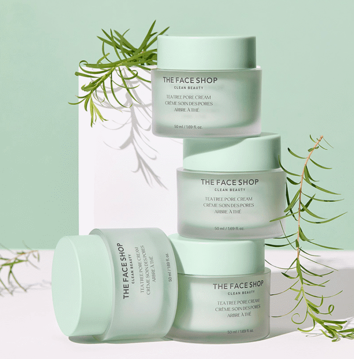 THE FACE SHOP Tea Tree Pore Cream 50ml - EmpressKorea