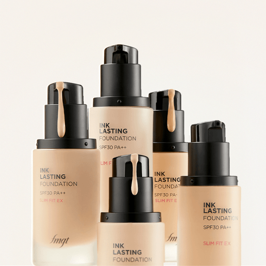 THE FACE SHOP fmgt Ink Lasting Foundation Slim Fit EX (5 Colors) SPF 30 PA++ 30ml - EmpressKorea