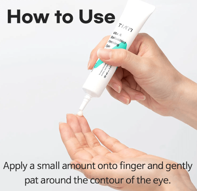 TIAM Vita A Bakuchiol Firming Eye Cream 30ml - EmpressKorea