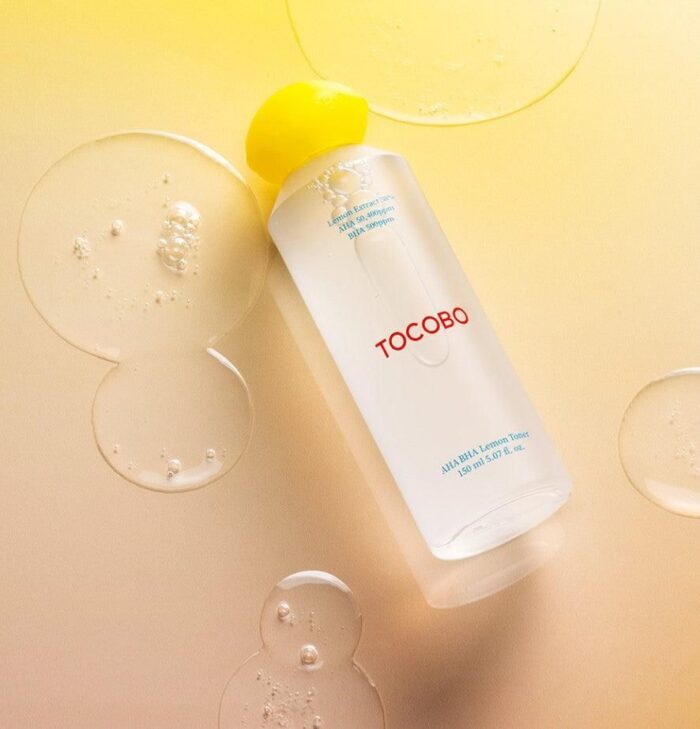 TOCOBO AHA BHA Lemon Toner 150ml - EmpressKorea
