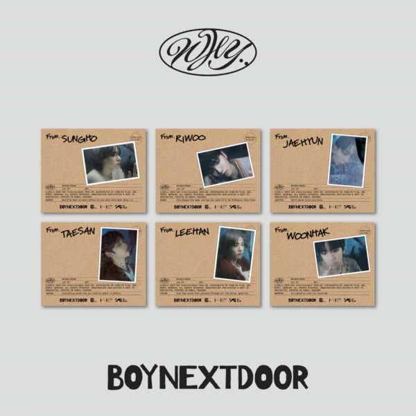 BOYNEXTDOOR - 1st EP ‘WHY..’ [LETTER ver.] [1 out of 6 randomly sent]