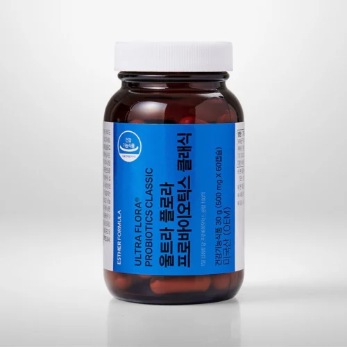 Yeo Esther Ultra Flora Probiotics Lactobacillus Classic 30g (500mg x 60 capsules, 60-day supply) - EmpressKorea