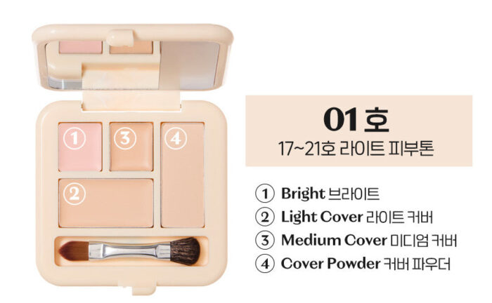 ETUDE Double Lasting Artist Concealer Palette 5.3g - Image 6