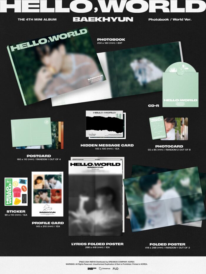 BAEKHYUN - 4th Mini Album : Hello, World [Photobook Ver.] - Image 3
