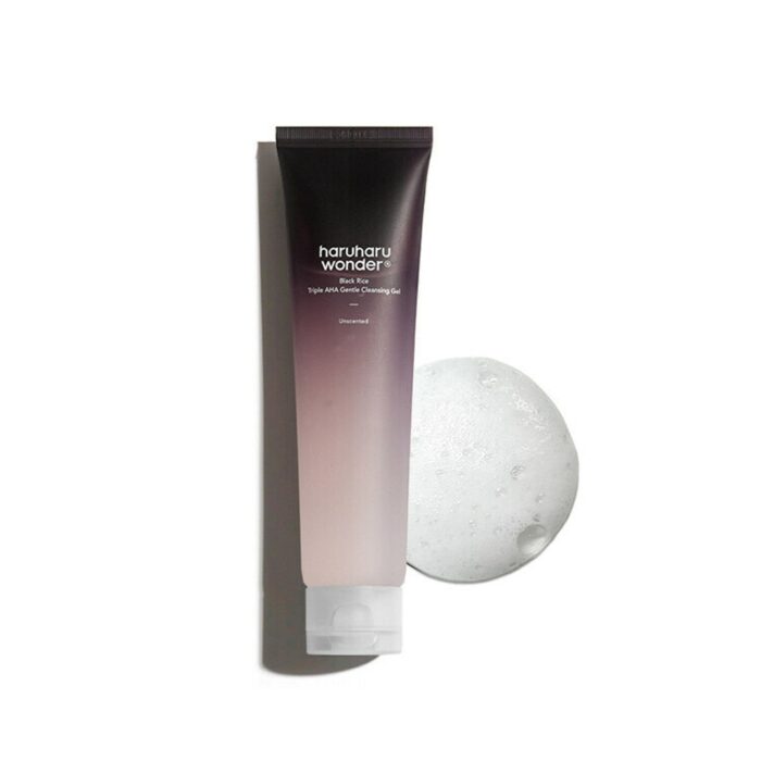 haruharu wonder Black Rice Triple AHA Gentle Cleansing Gel 100ml - Image 2