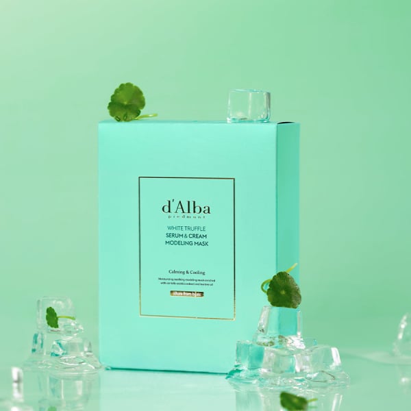 d'Alba White Truffle Serum & Cream Modeling Mask [Calming/Cooling] 66g*4ea