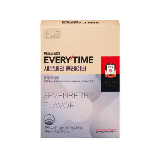 JUNG KWAN JANG EVERYTIME Sevenberry Flavor Korean Red Ginseng Extract 10ml*20 Sticks - Image 4
