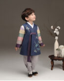 THEYE HANBOK Haeyul Dark Blue Boys' Hanbok QT188