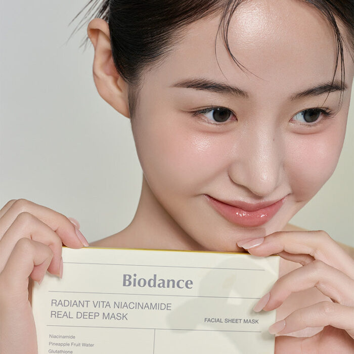 Biodance Radiant Vita Niacinamide Real Deep Mask 34g*4 Sheets - Image 3