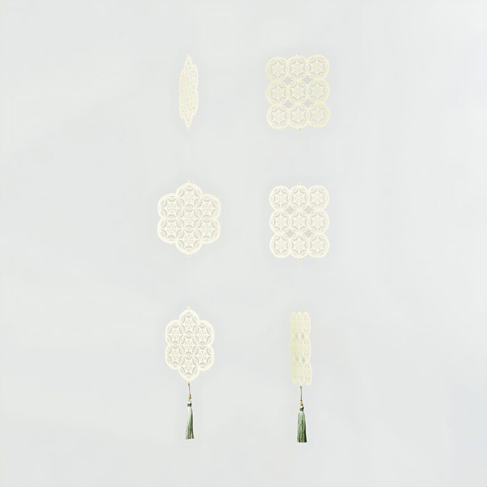 K-Heritage Flower Pattern Hanji Mobile 3-Tier/5-Tier - Image 2